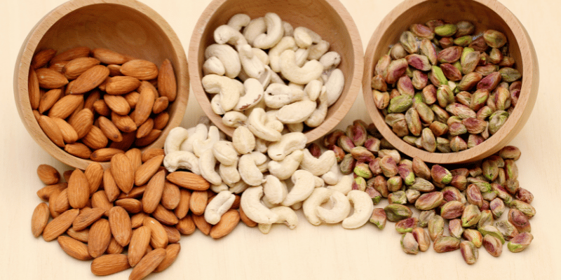 Cashews, Pistachios