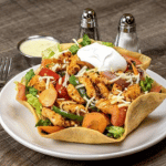 Taco Bowls with Cabbage at Dinner